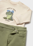 Conj. Pantalon largo "peek a boo" laurel