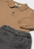 Conj. Pantalon y sueter galleta