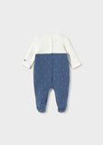 Pelele peto acolchado blueberry