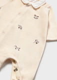 Mameluco tundosado c/cuello animalitos ceramica