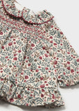 Vestido nido de abeja lirio