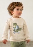 Conj. Sudadera y pants dino scooter laurel