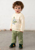 Conj. Sudadera y pants dino scooter laurel