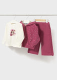 Conj. 3 piezas pants petalo