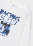 Camiseta m/l "racing crew"