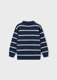 Polo m/l tricot stripes azul