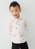 Camisa m/l estampado ski