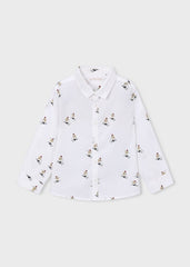 Camisa m/l estampado ski
