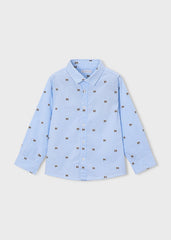 Camisa m/l estampado perritos