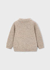 Sueter tricot topo tweed