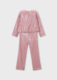 Conj. Pantalon lentejuelas rosa