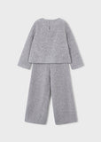 Conj. Pantalon tricot gris