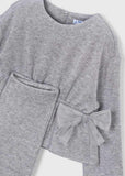 Conj. Pantalon tricot gris