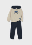 Conj. 2 piezas sudadera "moto"