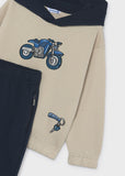 Conj. 2 piezas sudadera "moto"