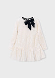 Vestido terciopelo lentejuelas cuarzo