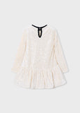 Vestido terciopelo lentejuelas cuarzo