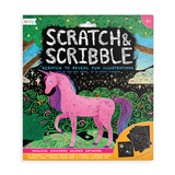 Mini kit "Scratch & Scribble" Unicornio Mágico