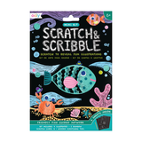 Mini kit "Scratch & Scribble" Peces Amigables