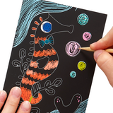 Mini kit "Scratch & Scribble" Peces Amigables