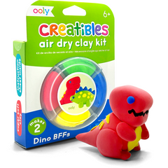 Mini kit de arcilla de secado al aire "Dino BFFs"
