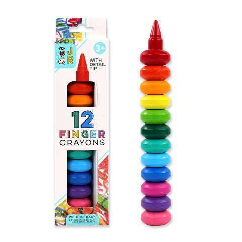 Crayones Infantiles de Dedo iHeartArt JR 12 Pzas