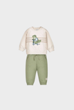 Conj. Sudadera y pants dino scooter laurel