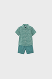 Conj. Bermuda y camisa estampado moto  alga