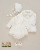 VESTIDO JAQUARD ML C/BRAGA "PAZ"