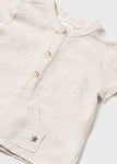 Conj. Short y camisa lino eucalipto