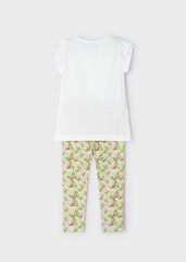 Conj. Leggings casitas manzana