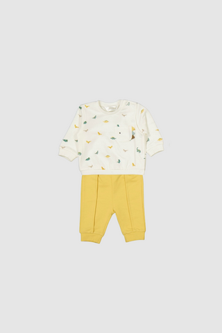 Conj. 2 piezas dinosaurios miel