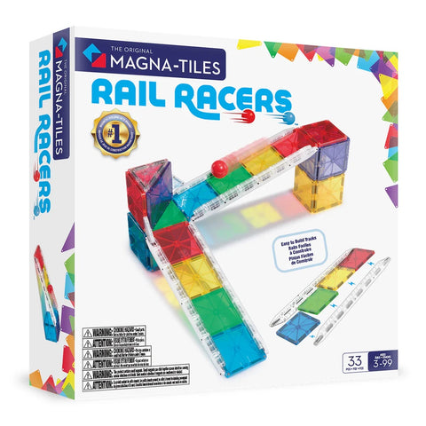 MAGNA-TILES Rail Racers Set 33 Pzas