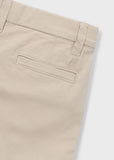 Bermuda chino sarga basico beige