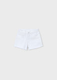 Short sarga basico blanco