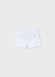 Short sarga basico blanco