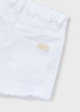 Short sarga basico blanco