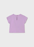 Camiseta m/c play flor lilac