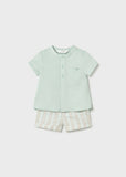 Conj. Short y camisa stripes aqua