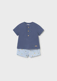 Conj. Polo y short barcos nautic
