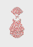 Ranita c/ gorro estampado fresas rojo