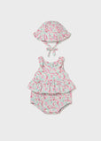 Ranita c/gorro estampado floresitas