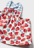 Traje de baño 3 piezas fresas