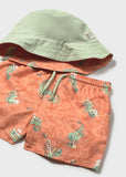 Conj. Bañador c/ buckethat iguanas