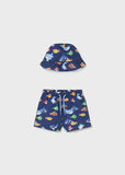 Conj. Bañador c/buckethat peces