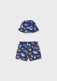 Conj. Bañador c/buckethat peces