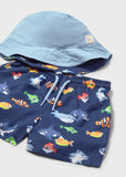Conj. Bañador c/buckethat peces