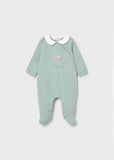 Mameluco c/cuello rosa aqua