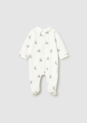 Mameluco c/cuello estampado ositos