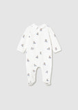 Mameluco c/cuello estampado ositos cielo